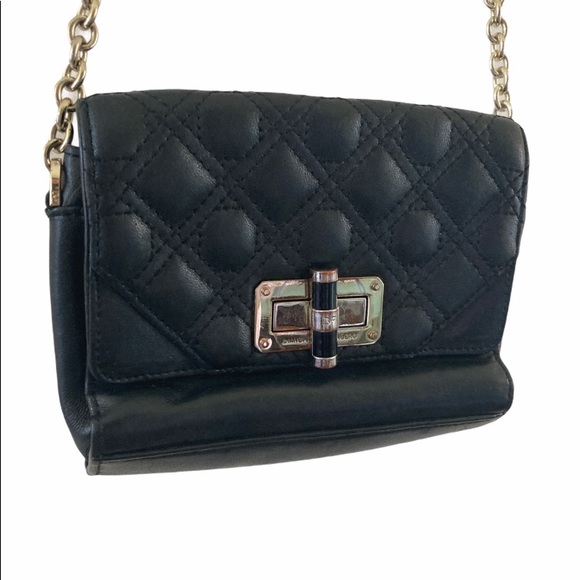 Diane Von Furstenberg Handbags - DVF micro mini quilted leather crossbody chain